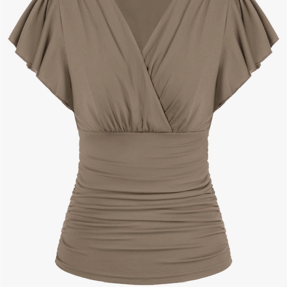 Elegant Brown Women's Top